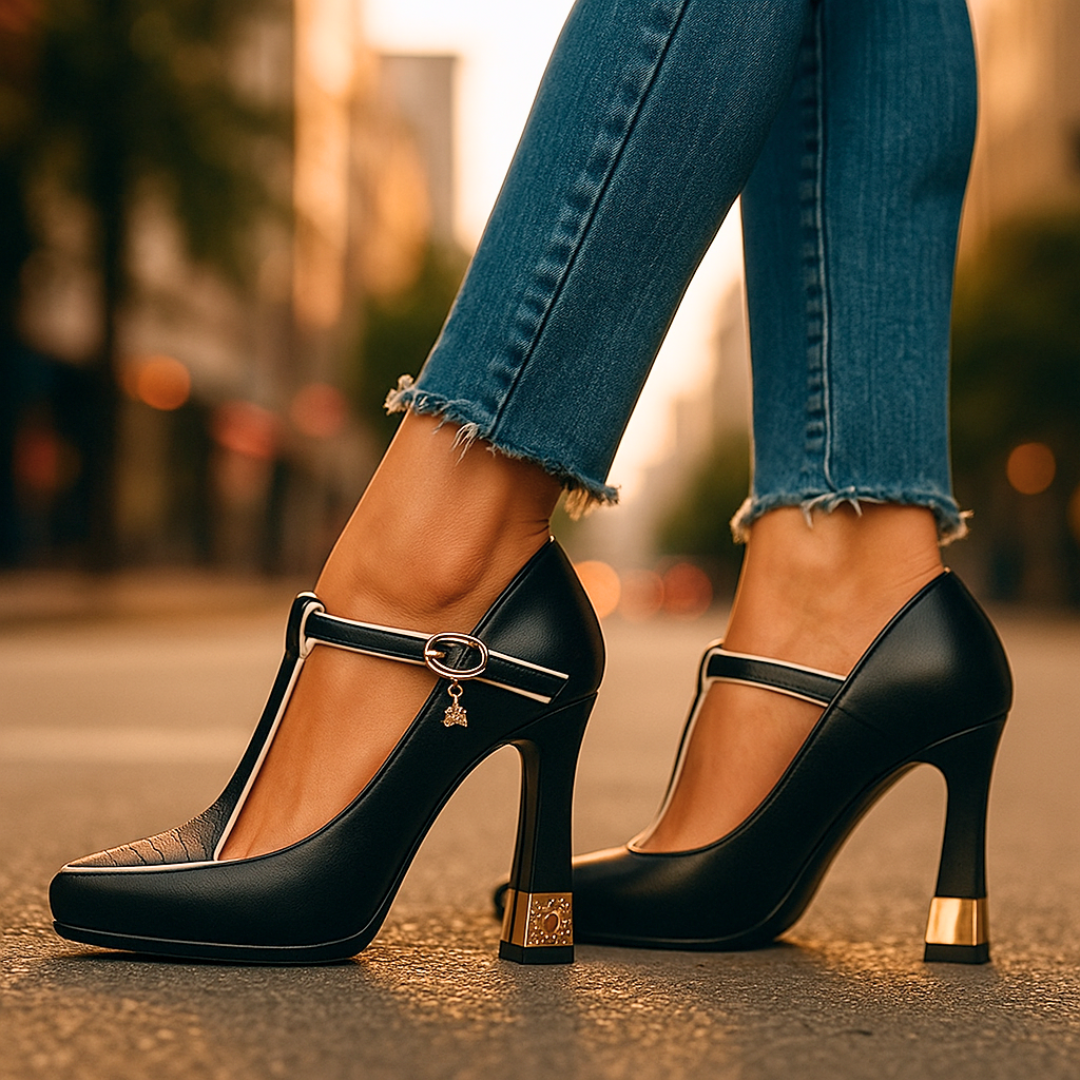 VIVIENNE™ | Elegant Mid-Heel Shoes