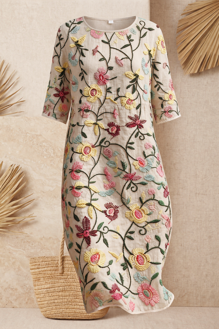 Rebecca - Women's Floral Pattern Dress