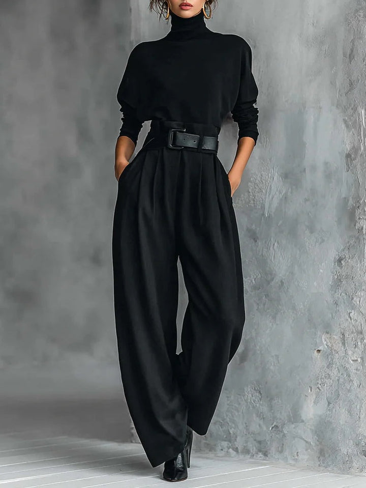 Niamh | Chic Turtleneck Pants Set